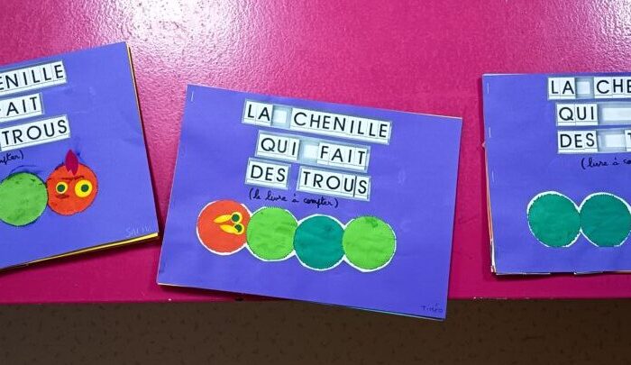 🕳️🐛Le livre à compter « La chenille qui fait des trous » des MS🕳️